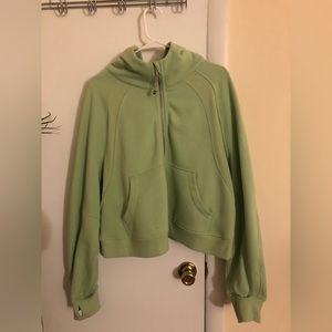 Lululemon Scuba Half Zip - Creamy Mint